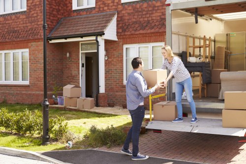 Local removal truck hire service for loading furniture and boxes