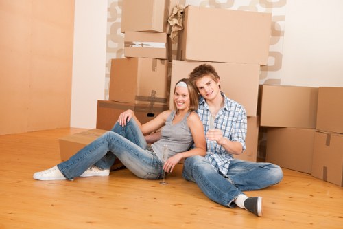 Removal team supporting a house move in Hornchurch