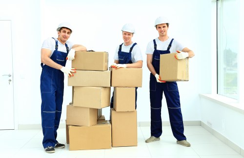 Professional removal team planning a move in Hornchurch