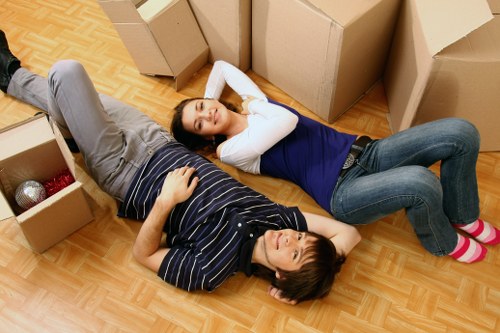 Organized Hornchurch storage space for boxes and furniture