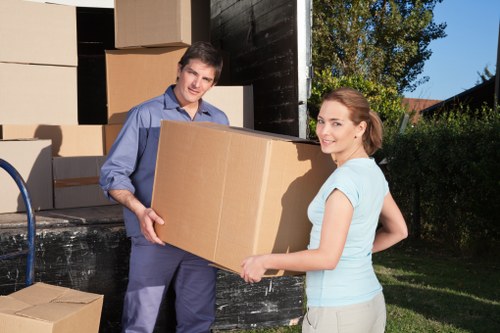 Protective packing for business equipment during commercial moves Hornchurch
